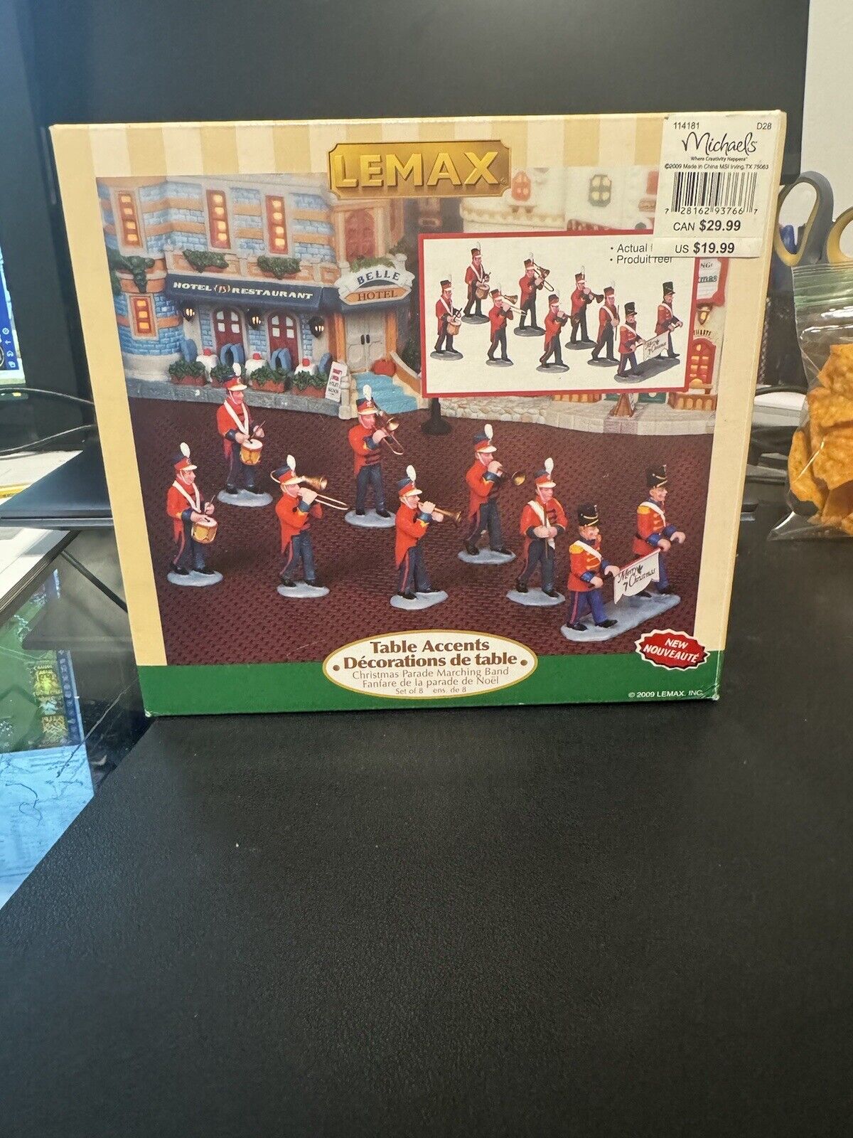 Lemax 2009 Christmas Parade Marching Band Resin for Table Set of 8 93766 w/ Box