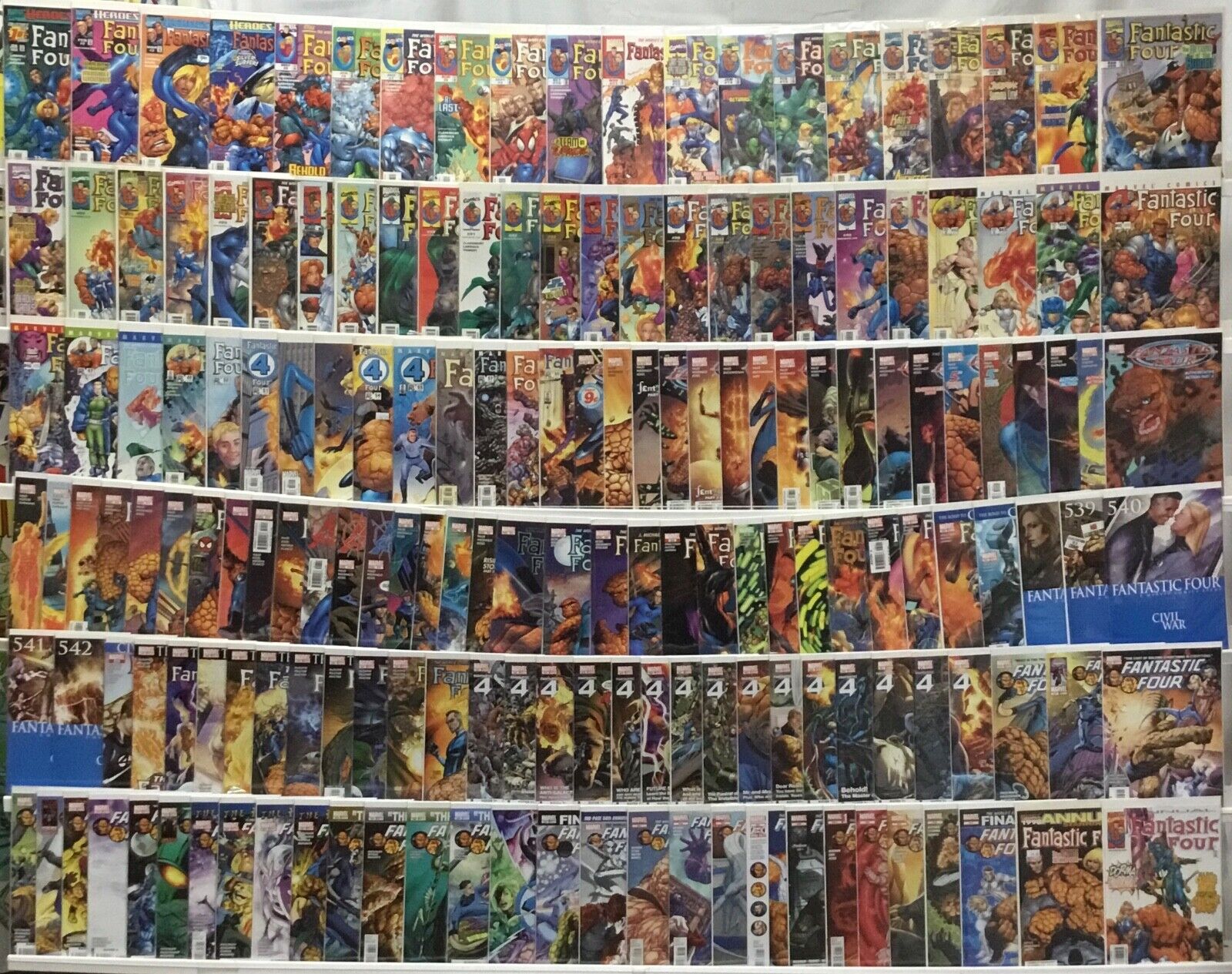 Marvel Comics Fantastic Four 1-70,500-588,600-611 Plus Annual ‘98,2000  READ BIO