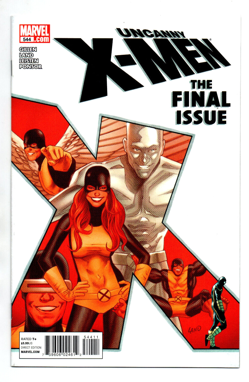 Uncanny X-Men #544 - Last Issue - 2011 - NM