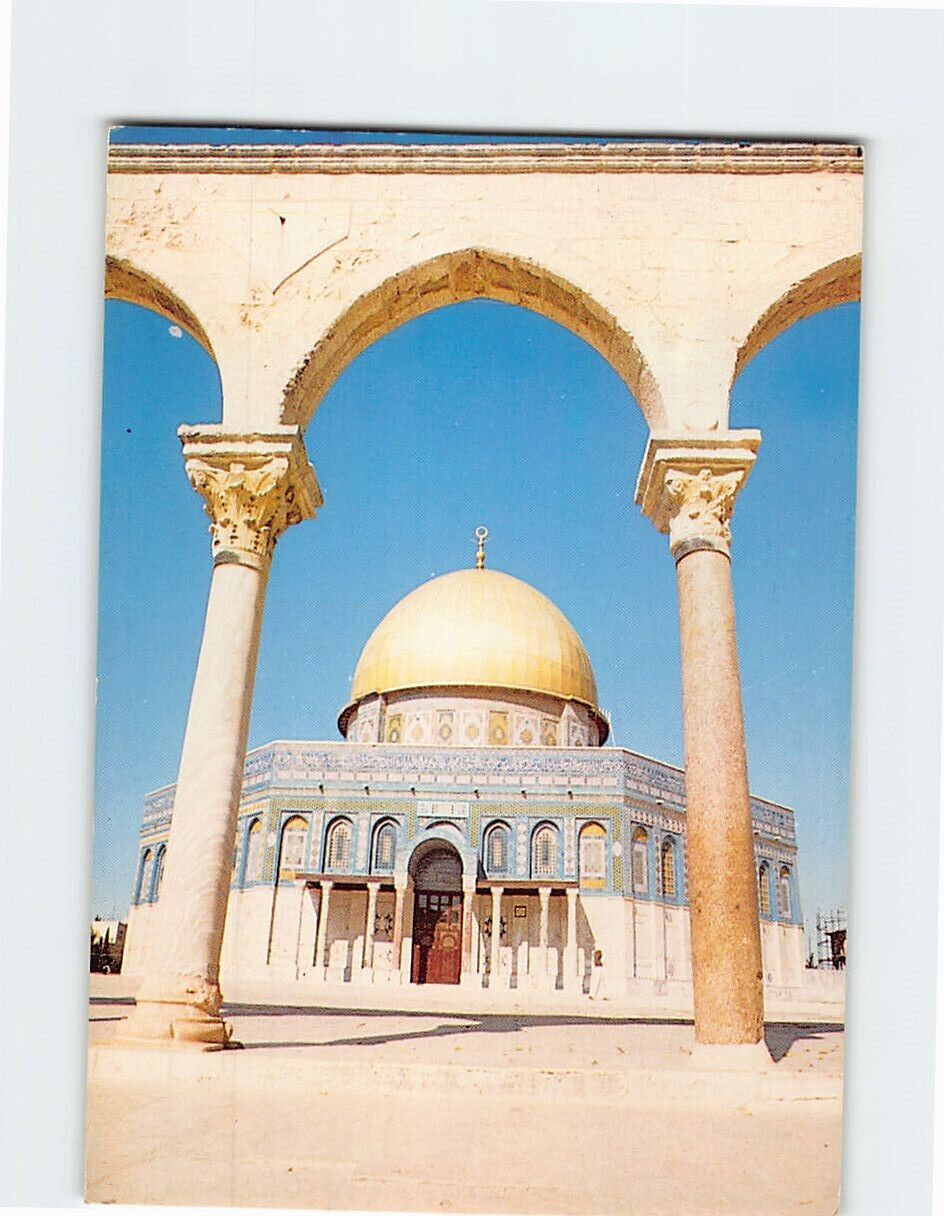 Postcard Dome Of The Rock Jerusalem Israel