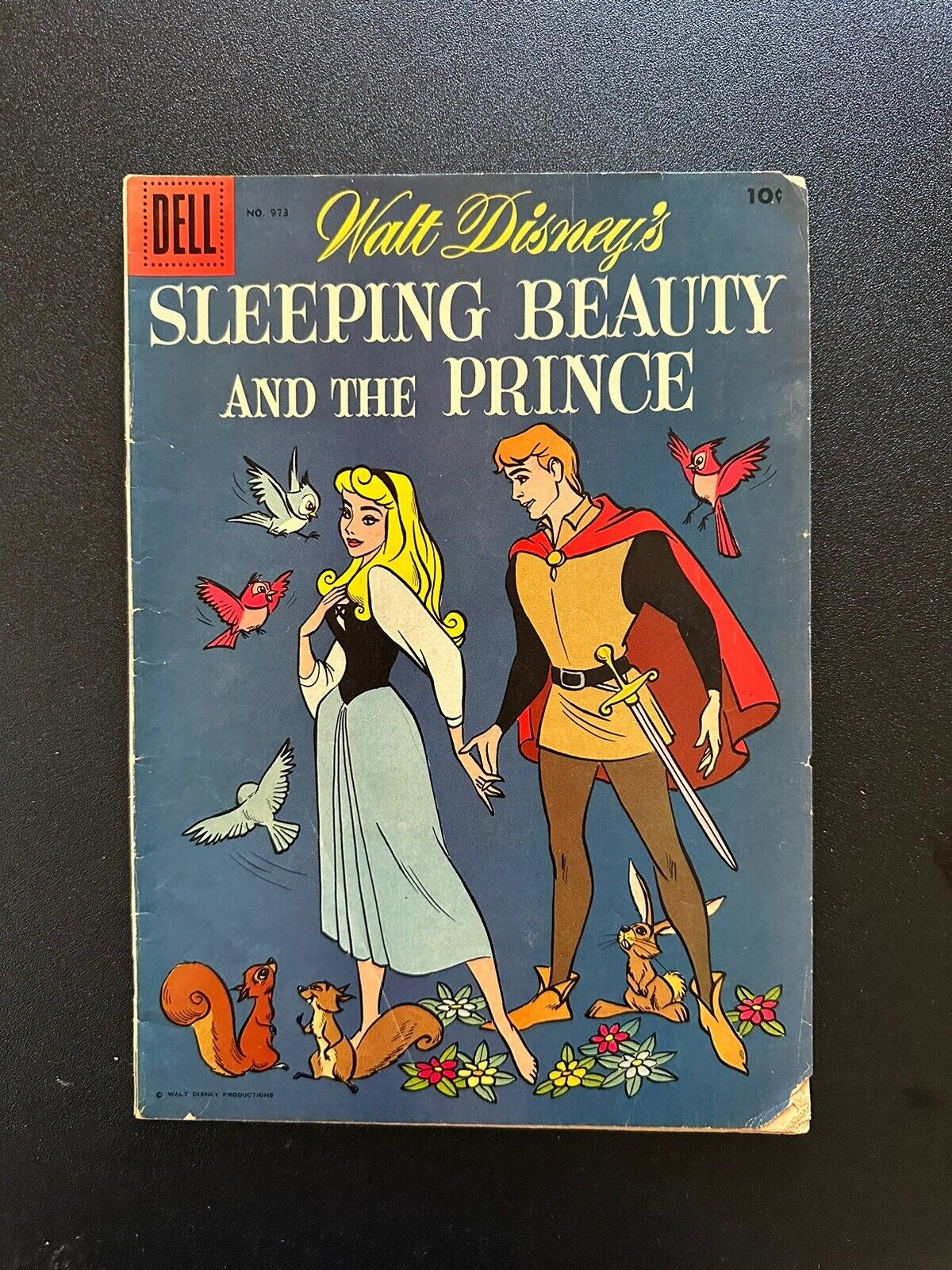 Walt Disney\'s Sleeping Beauty & the Prince Dell Four Color Comics #973 1959