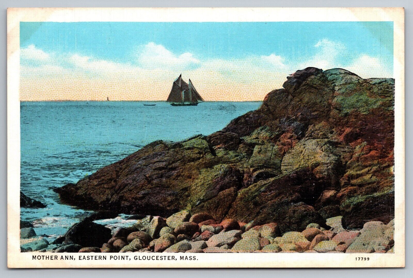 Mother Ann. Eastern Point. East Gloucester Massachusetts Postcard