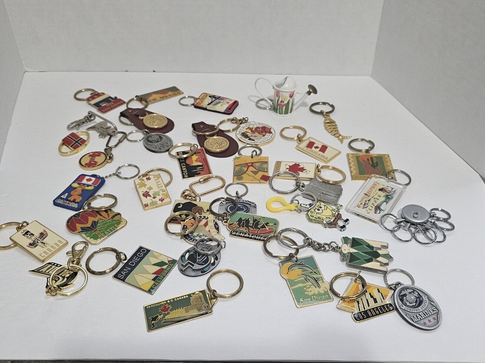 Huge Lot Of Vintage Keychains Lot #1 U
