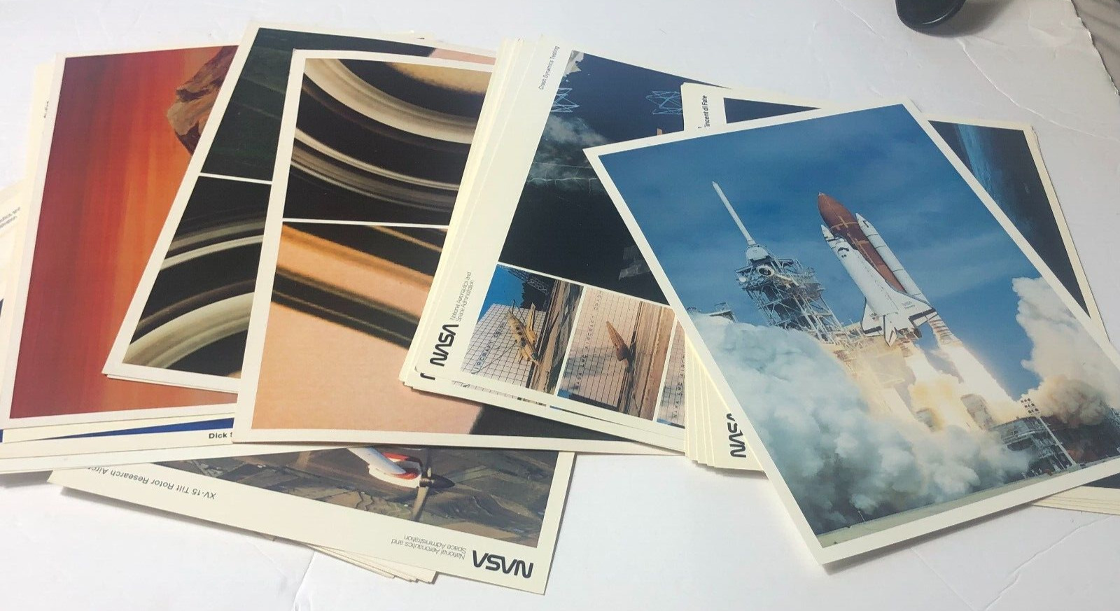 63, NASA Official 8 x 10 Color Photos. Mostly Shuttle Missions