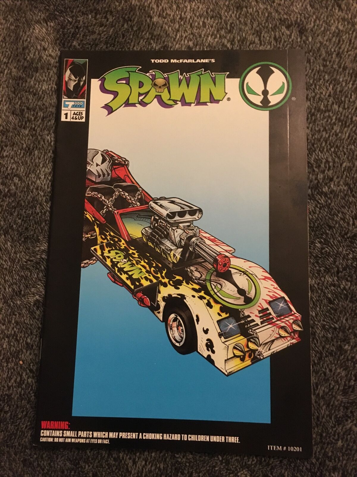 Spawn Spawnmobile Vehicle #1 Rare Comic Todd McFarlane 1994