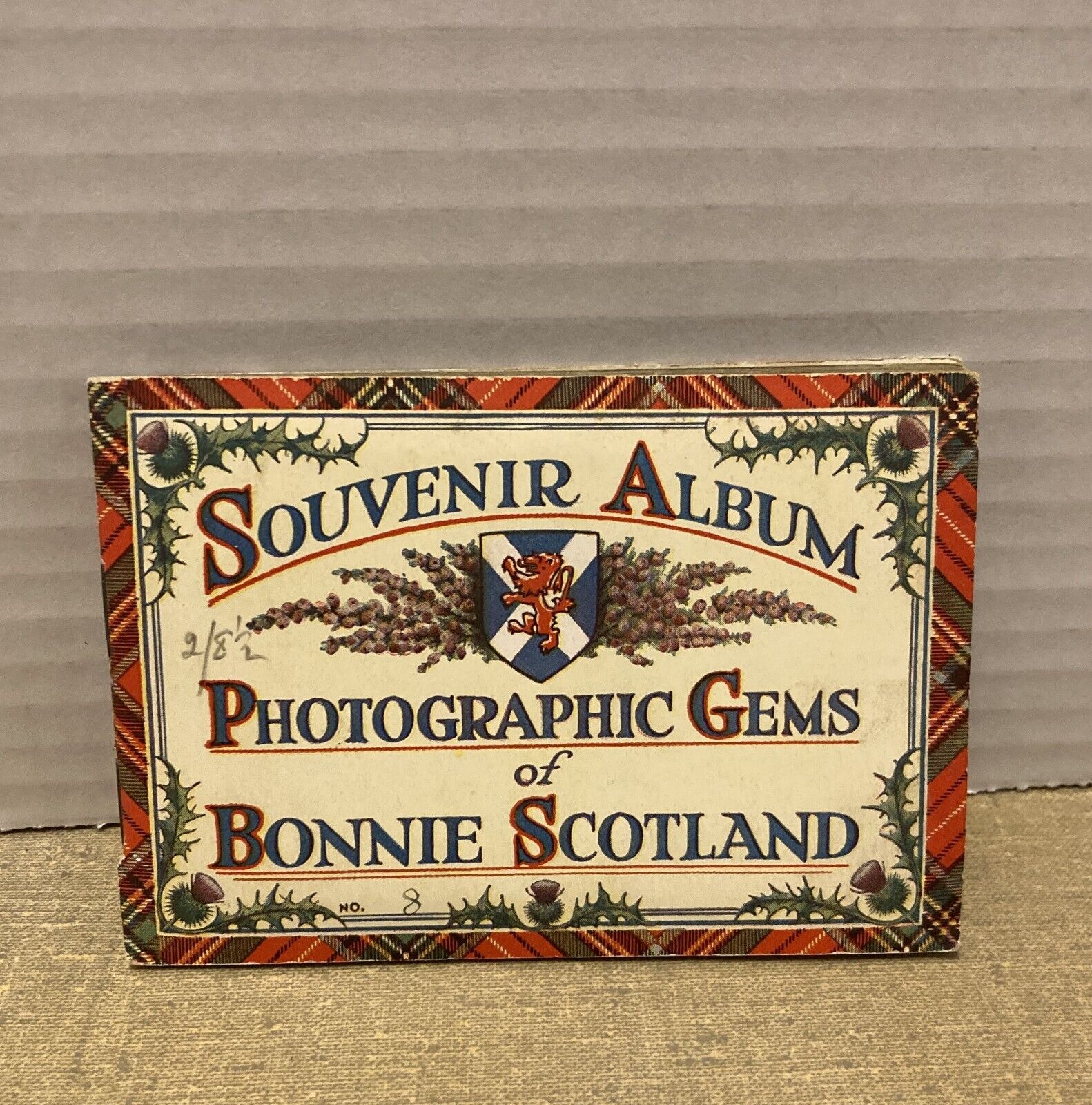VINTAGE SOUVENIR ALBUM PHOTOS OF BONNIE SCOTLAND 10 BLACK & WHITE ROYAL DEESIDE