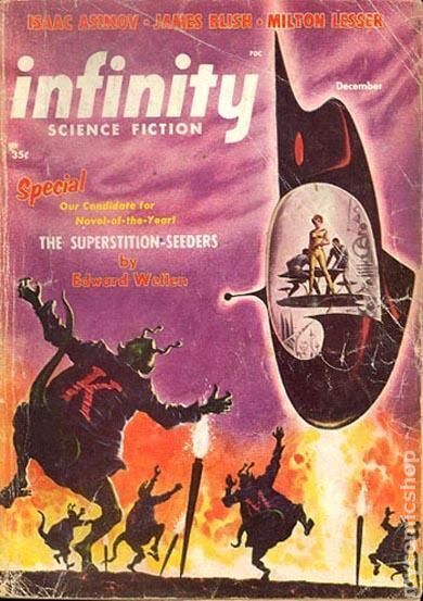 Infinity Science Fiction Vol. 1 #6 VG 1956 Stock Image