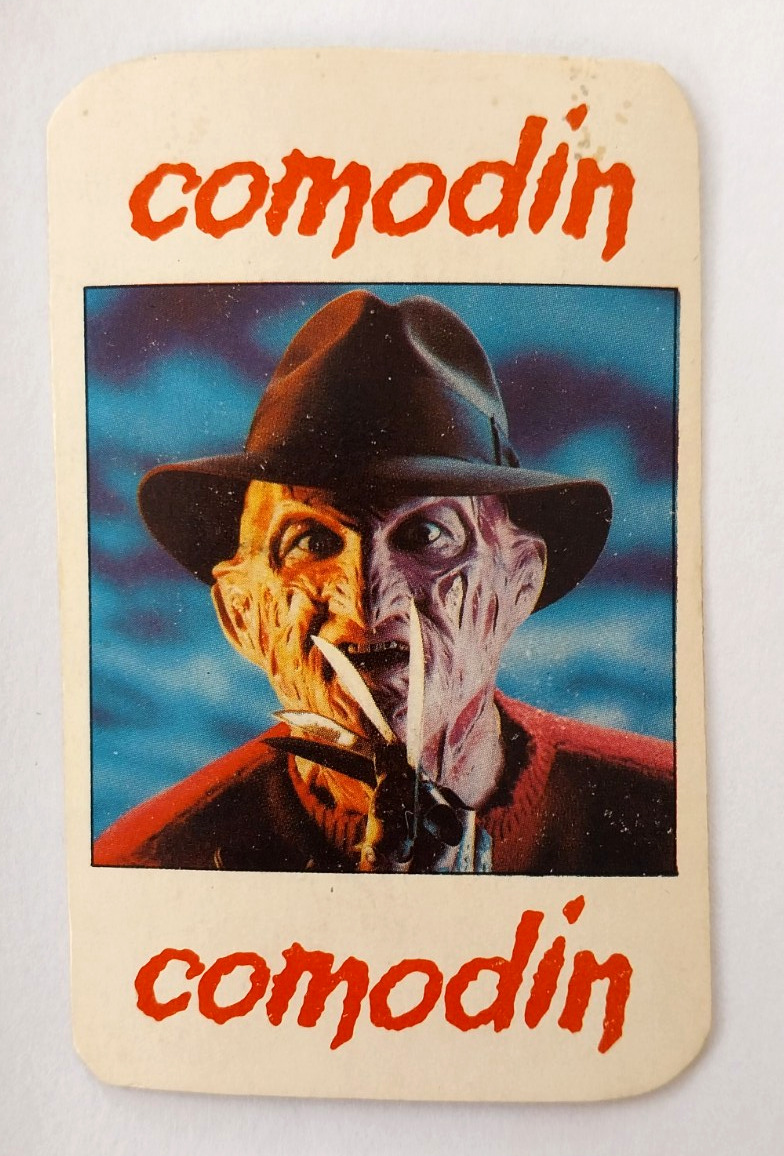 Vintage 1991 Freddy Krueger Complete Playing Cards Deck Rare Argentina Edition