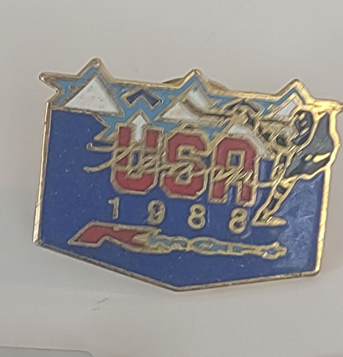 Team USA Hockey 1988 Kmart Lapel Pin 