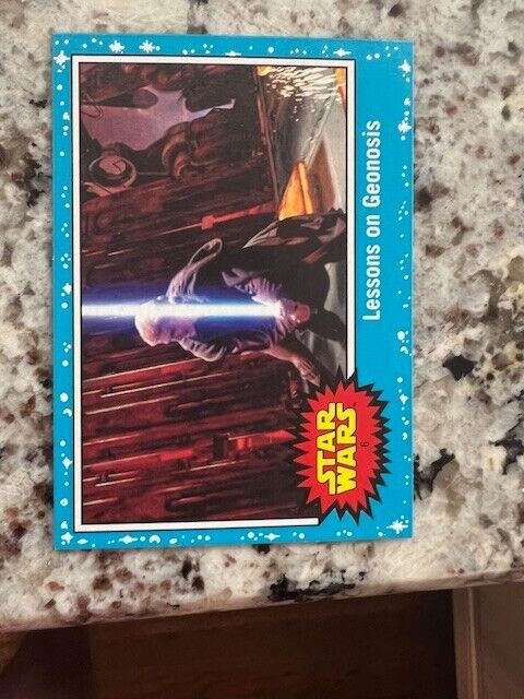 2017 TOPPS STAR WARS JOURNEY TO LAST JEDI CARD LESSONS ON GEONOSIS #6
