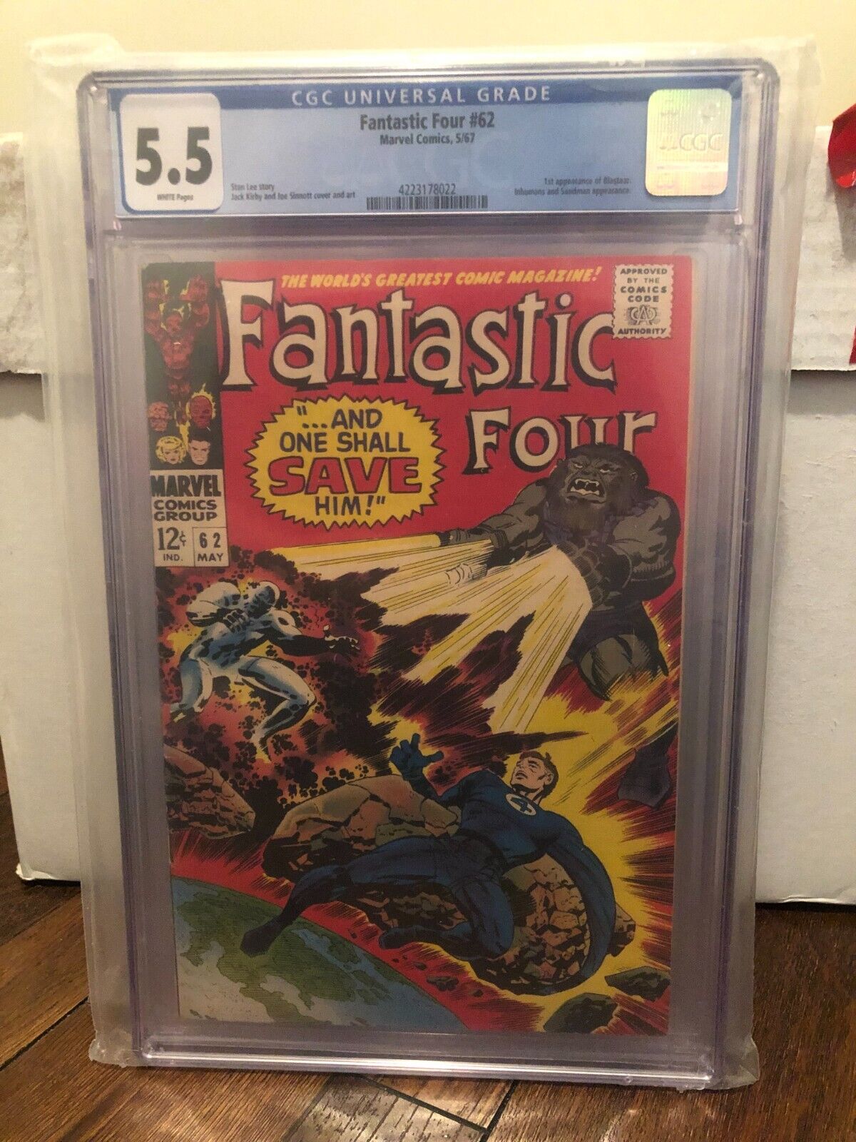 #62   FANTASTIC  FOUR   GRADED  CGC  5.5     YES  WE  COMBINE