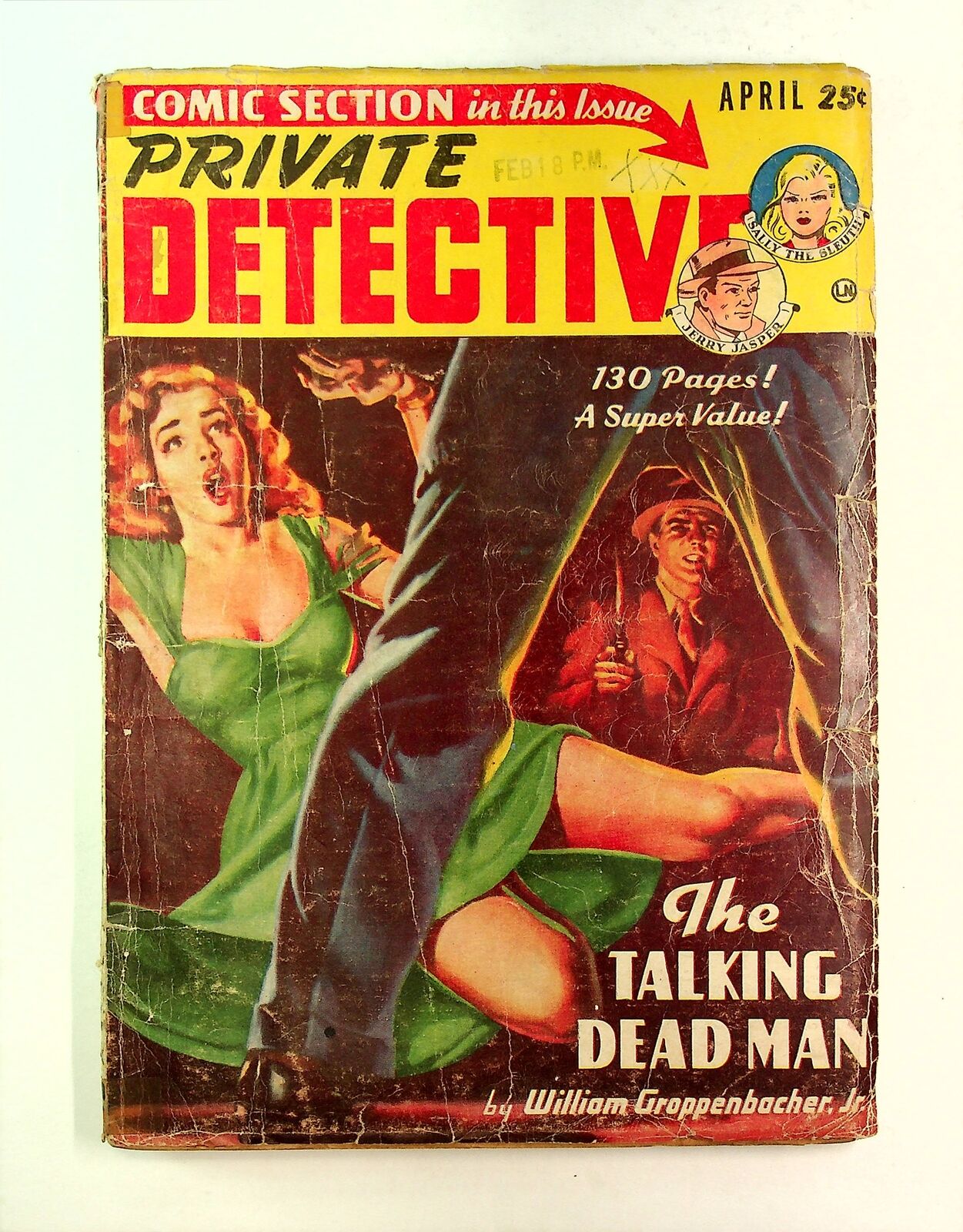 Private Detective Stories Pulp Apr 1950 Vol. 22 #3 GD