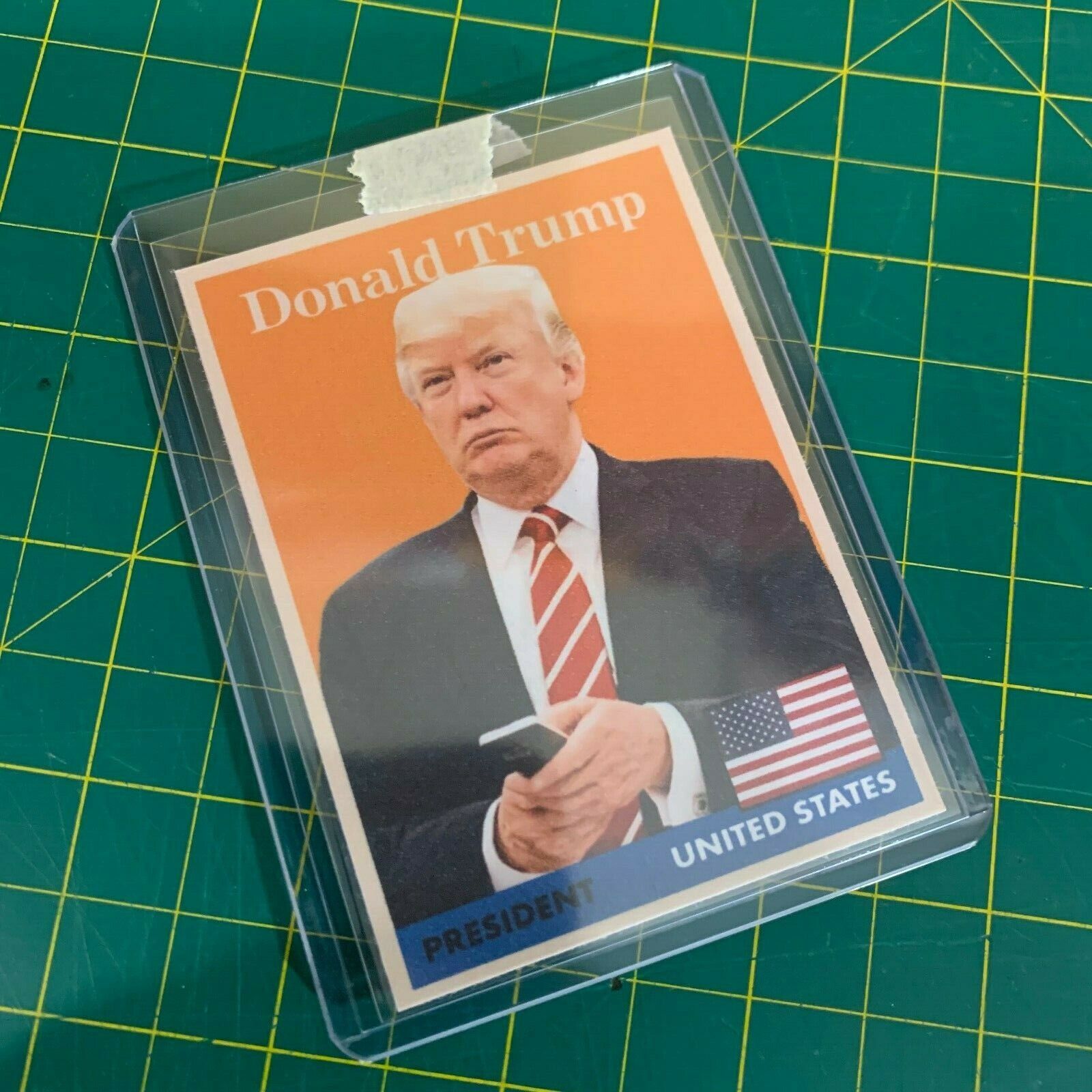 Donald Trump Novelty Custom 1958 Style Presidential Baseball Card GOP MAGA 2020