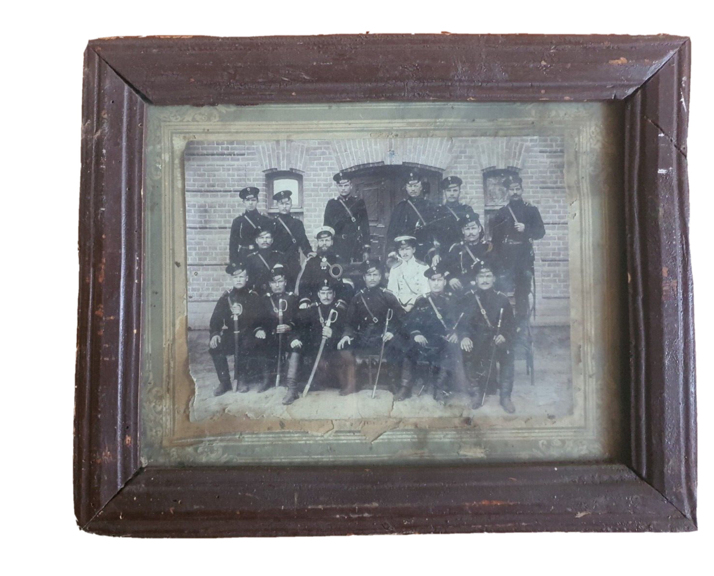 group Big photo officers and soldiers  Russian Empire WW1 russia