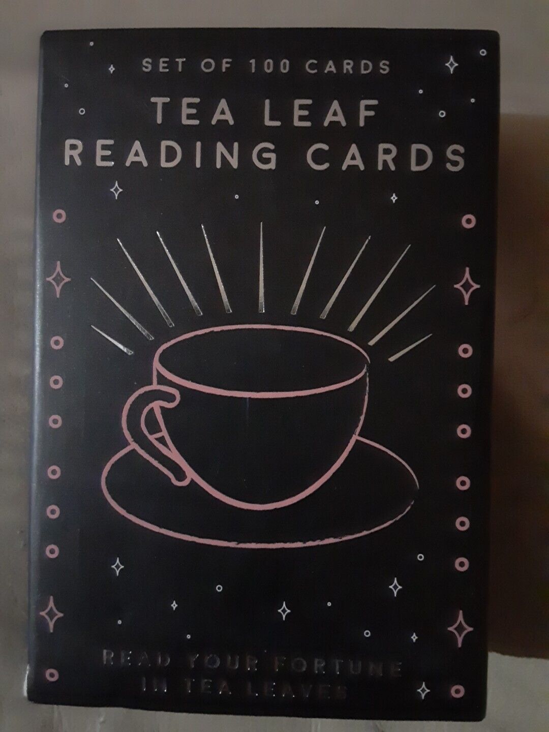Decipher the leaves Read Your Fortune  Tea Leaf Reading Cards 100 cards GR490095