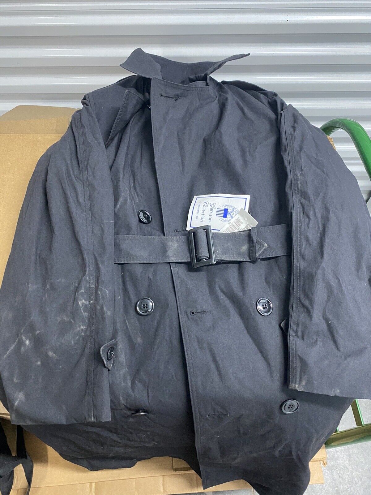 DLA Garrison Collection All Weather Coat  Size 38L With Liner NEW