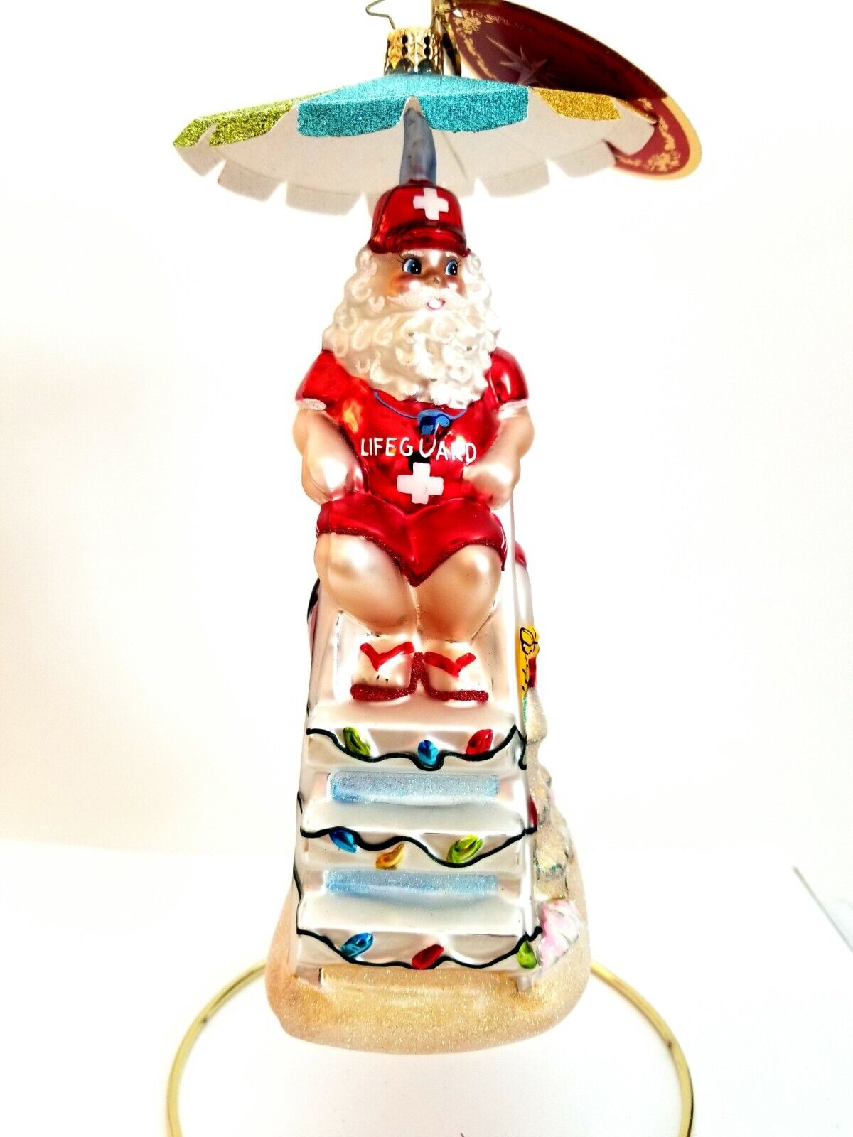 Christopher Radko - St. Nick On Duty #1019102 Beach Lifeguard Santa 
