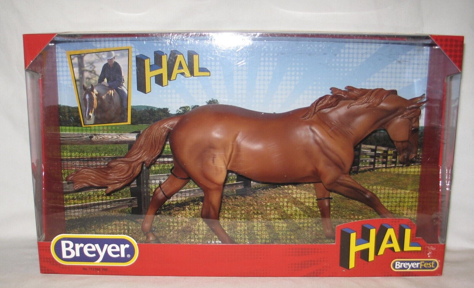 Breyer horse breyerfest Hal chestnut QH stock dundee mold special run
