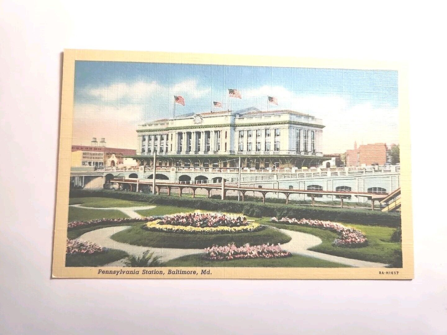 Postcard Vintage Pennsylvania Station Baltimore, MD A272