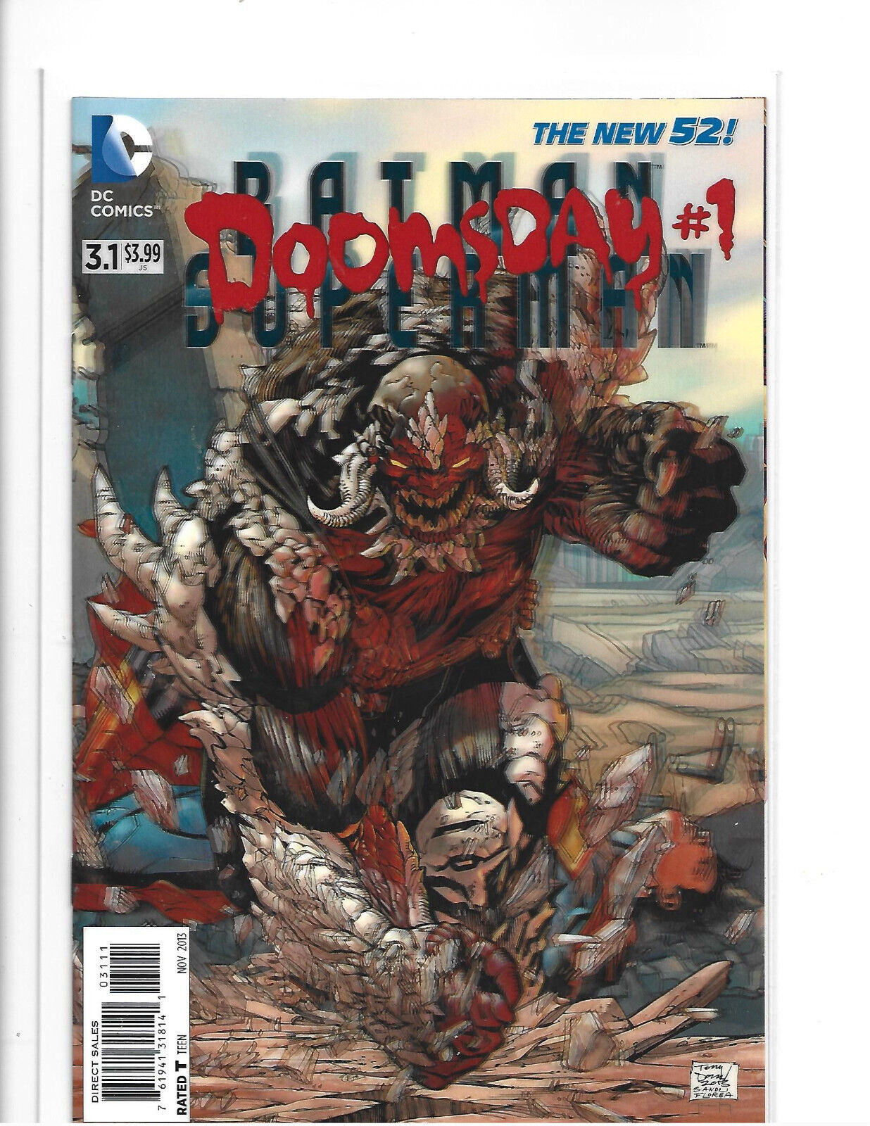 BATMAN / SUPERMAN # 3.1 * 3-D COVER * DC COMICS * 2015 * NEAR MINT