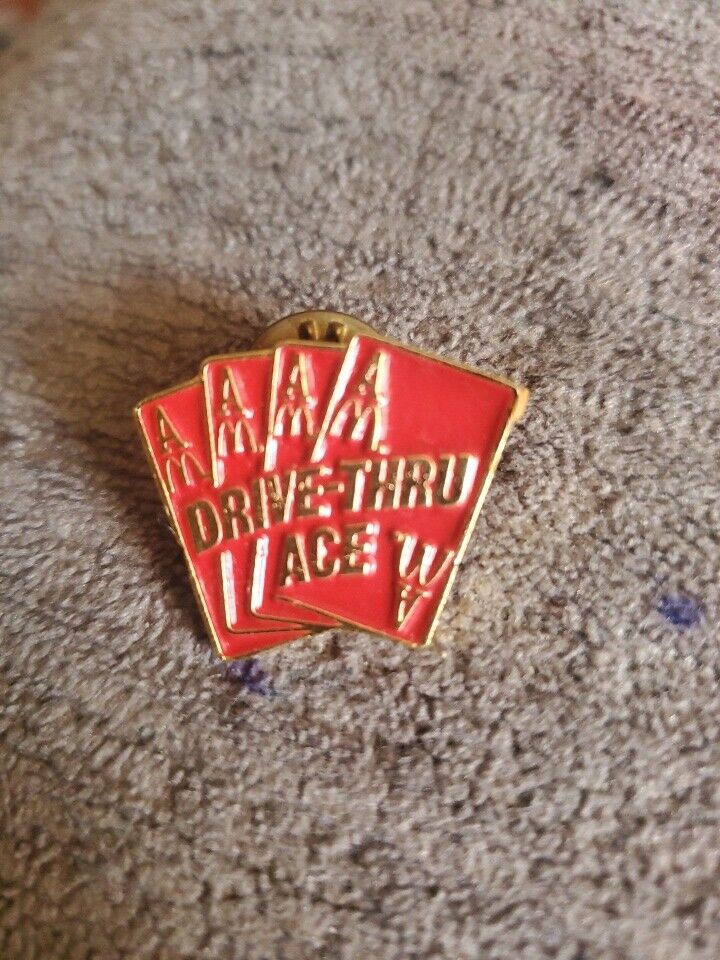 Drive Thru Mcdonald  Vintage Pin