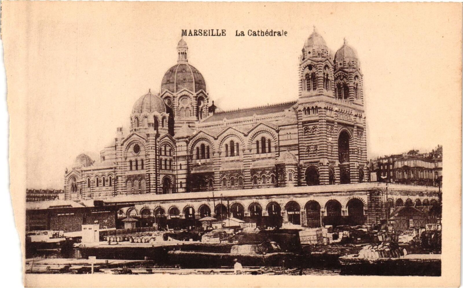 Vintage Postcard- LA CATHEDRALE, MARSEILLE, FRANCE Early 1900s