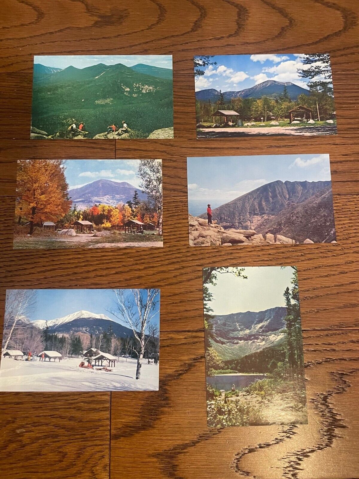 Mt. Katahdin Maine Lot of 6 Vintage Postcards 