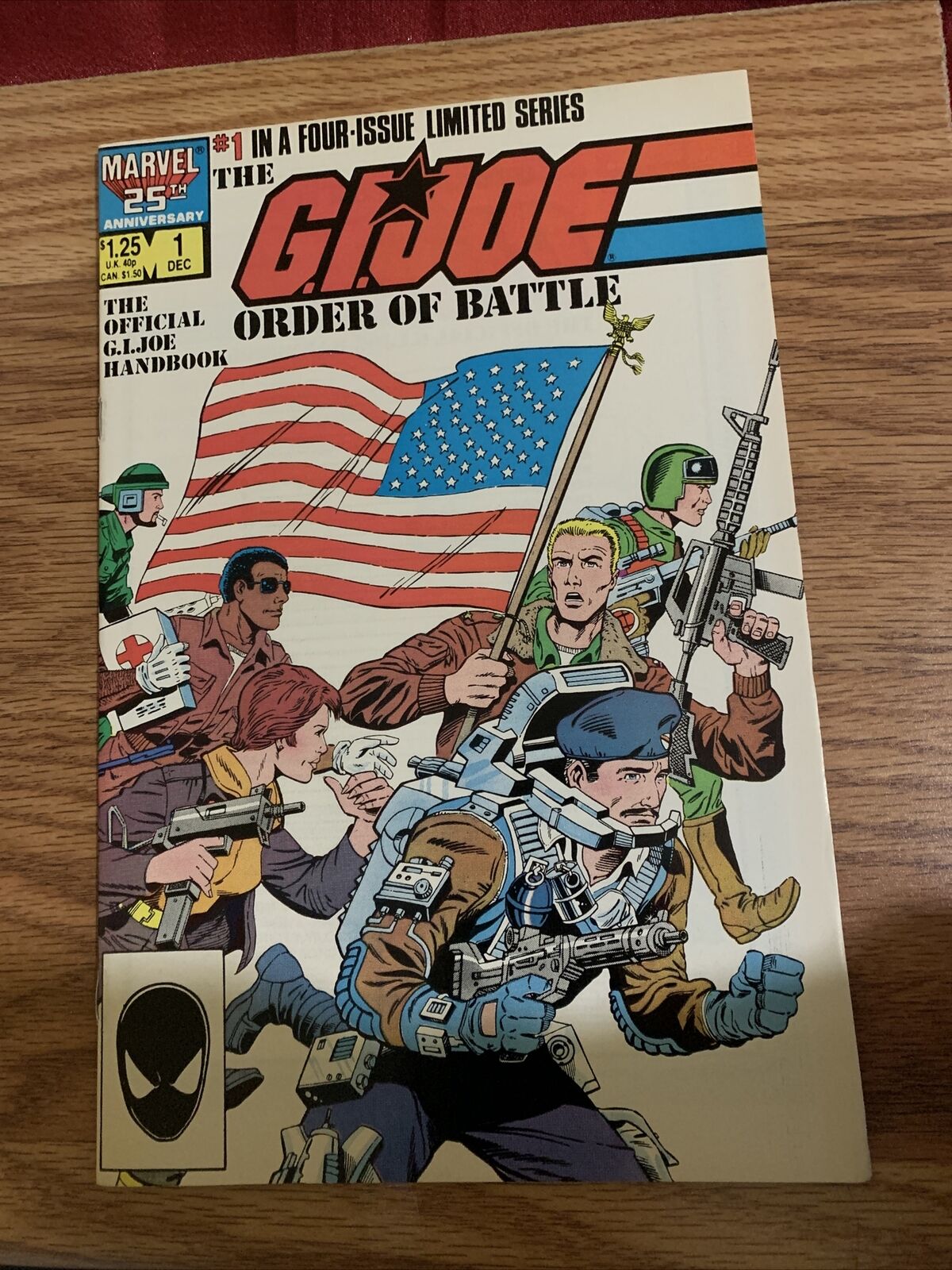 VINTAGE The G.I. Joe Order of Battle #1 Marvel Comics 1986