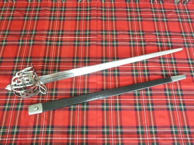 British 1757 Basket Hilt Cavalry Sword