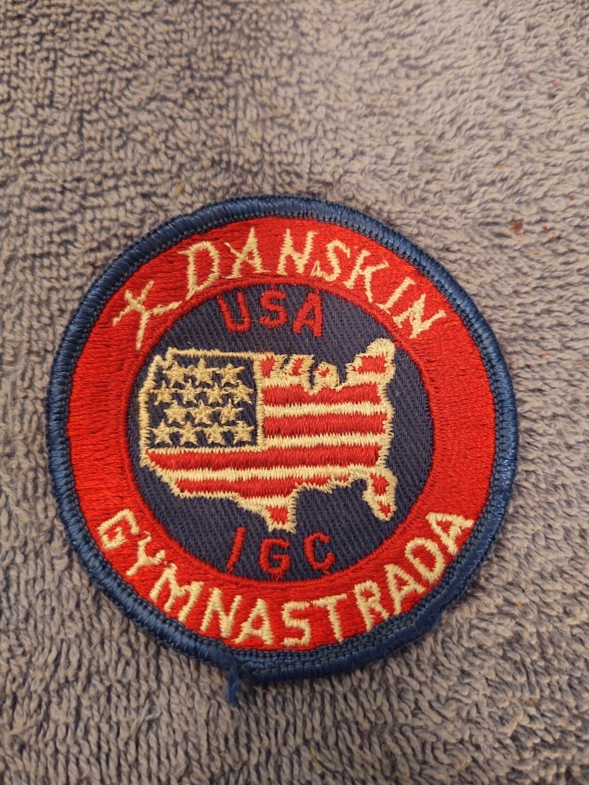 Danskin USA IGC Gymnastrada Gymnastics  Camp woven Patch