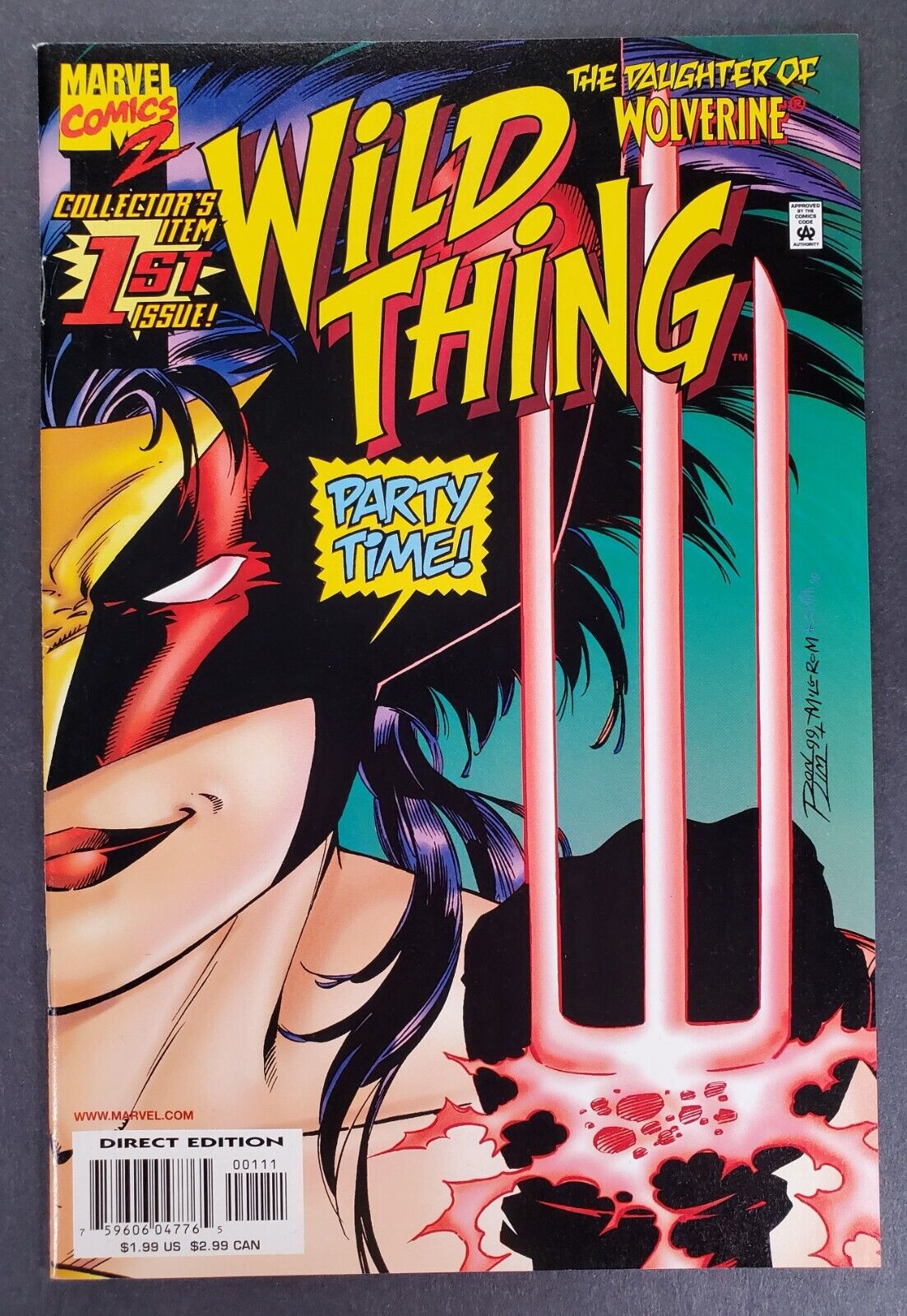 Wild Thing #1 Daughter of Wolverine Marvel Comics 1999