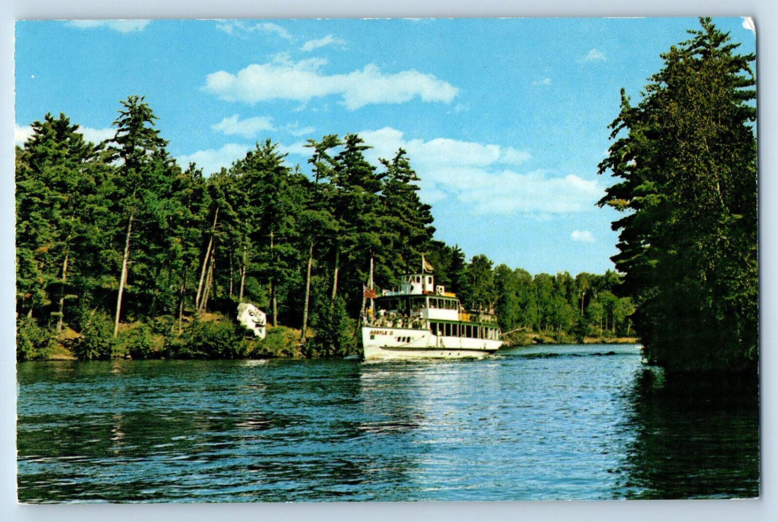 Kenora Ontario Canada Postcard The Pleasure Cruiser Argyle c1950's Unposted