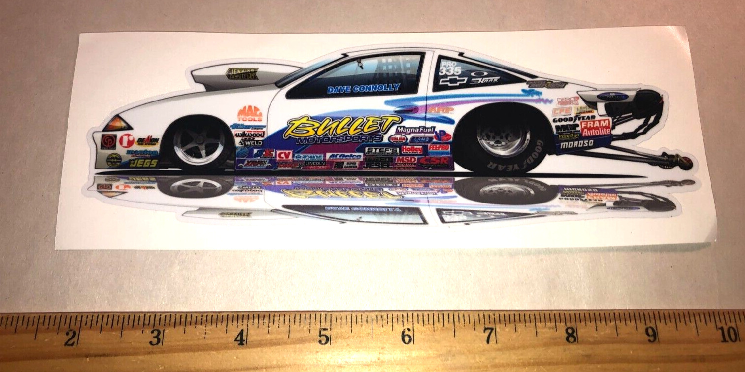 SALE LARGE Dave Connolly BULLET MOTORSPORTS PRO STOCK NHRA Racing Decal Sticker