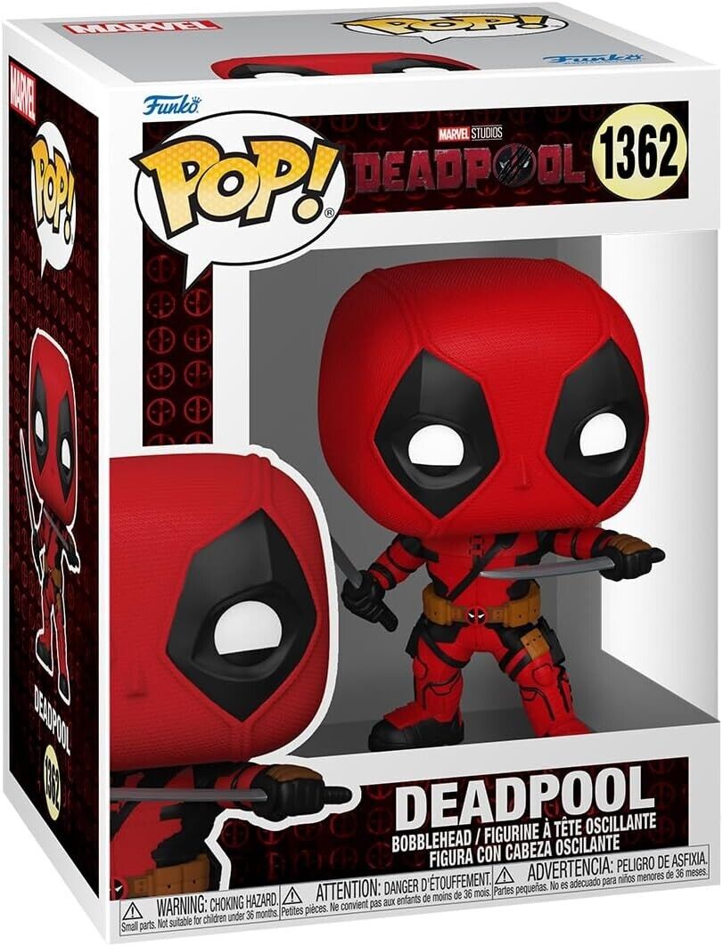 Funko Pop Deadpool & Wolverine - Deadpool Figure w/ Protector