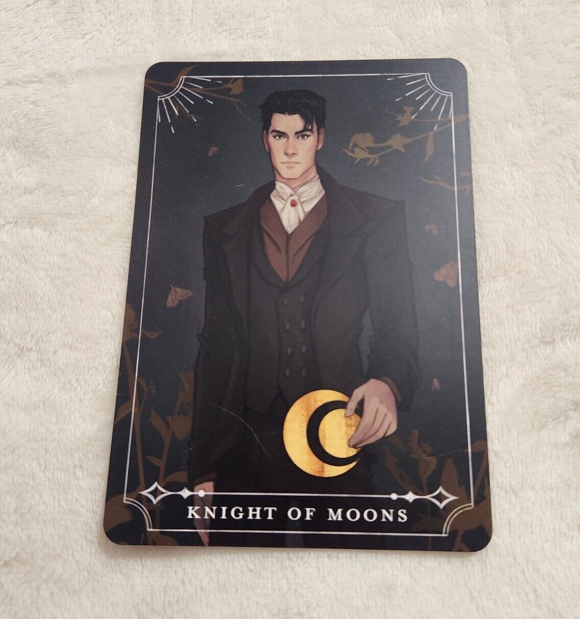 FAIRYLOOT TAROT CARD KNIGHT OF MOONS A MOTH TO THE FLAME FEB 2024 GIDEON