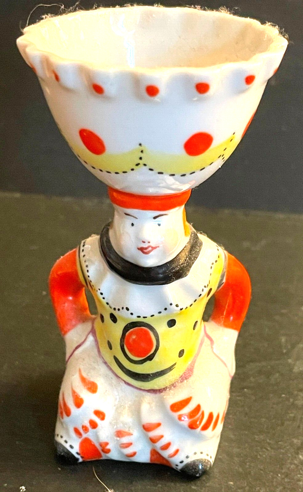 Antique/Vintage Russian Dancer Eggcup