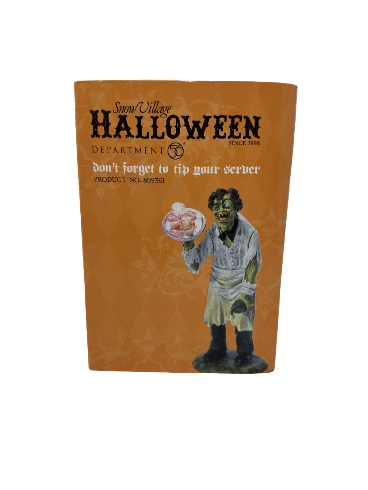 Department 56 Halloween Don\'t Forget to Tip Your Server 809361 Light Up Zombie
