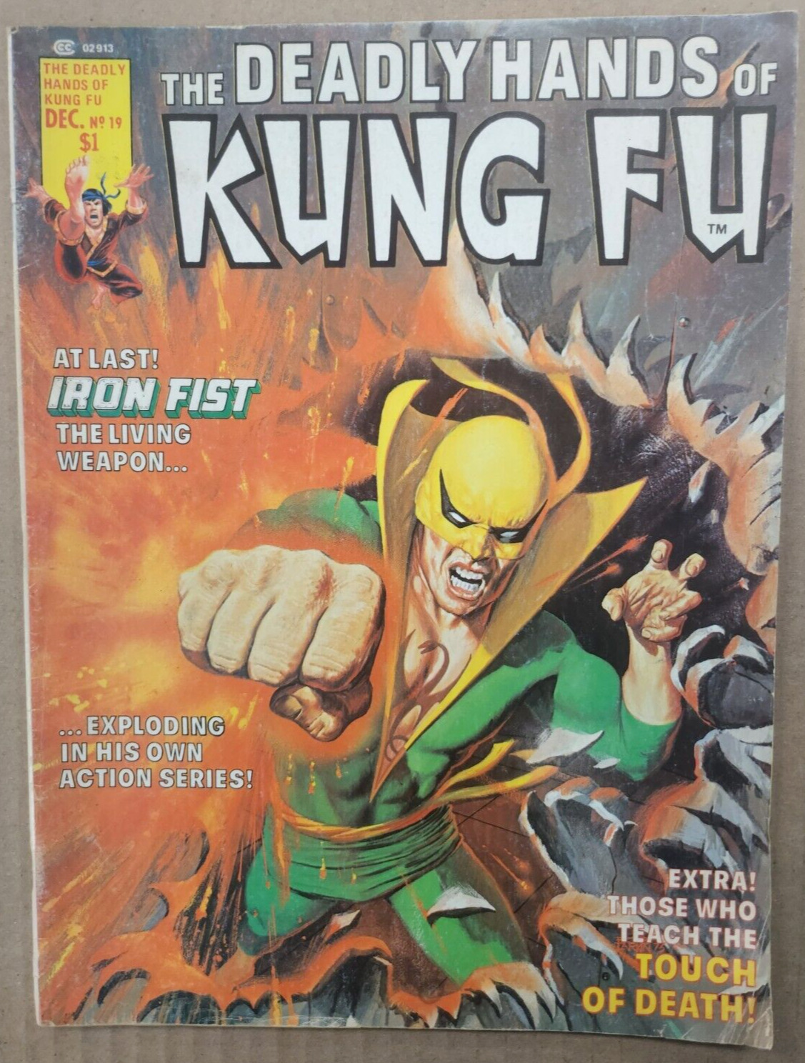 Deadly Hands Of Kung Fu #19 (1975) Good+/Very Good (3.0) Intro: White Tiger