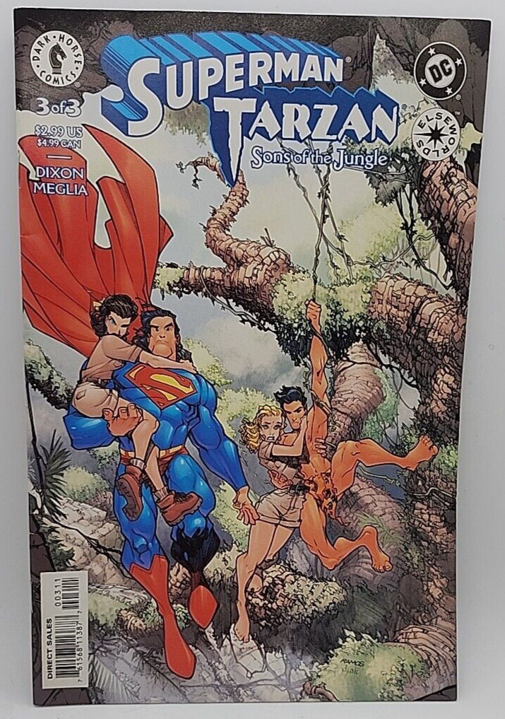 Superman Tarzan: Sons Of The Jungle #3 of 3 (2002) Dark Horse Comic