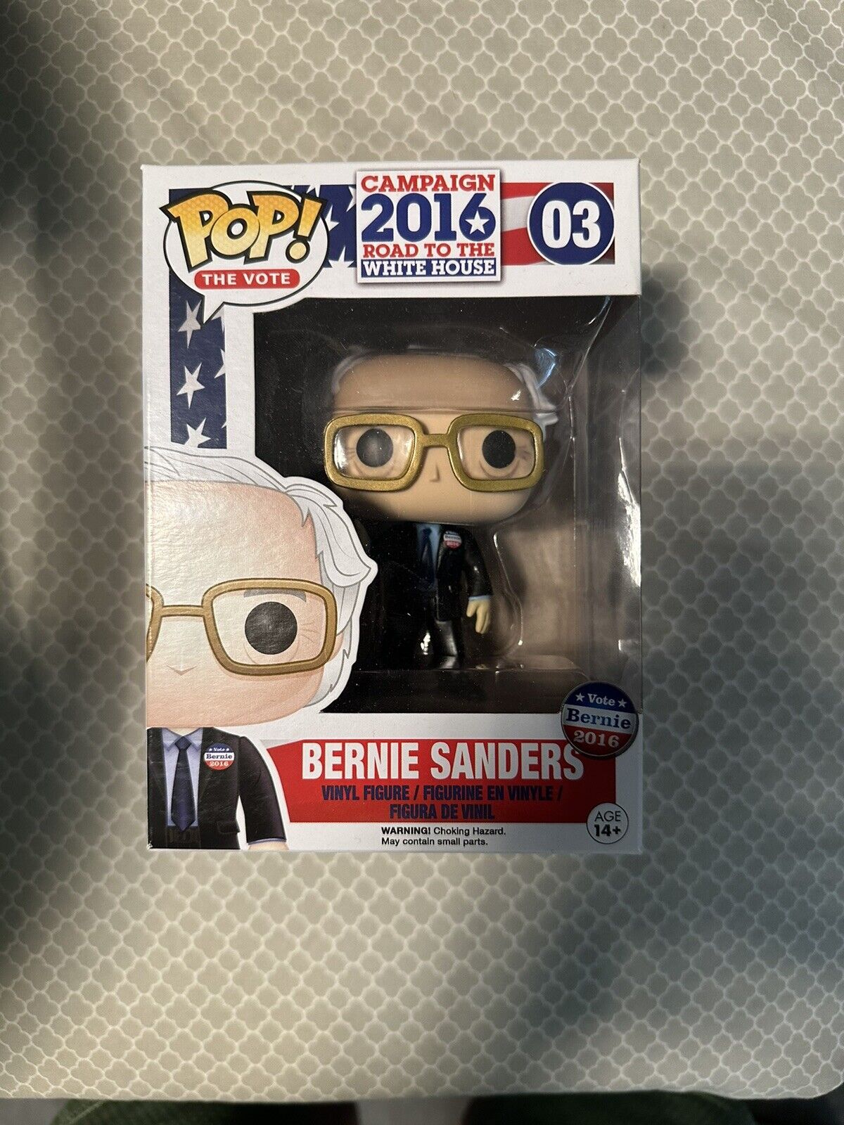 Authentic Funko POP The Vote - Bernie Sanders  2016 Campaign 03