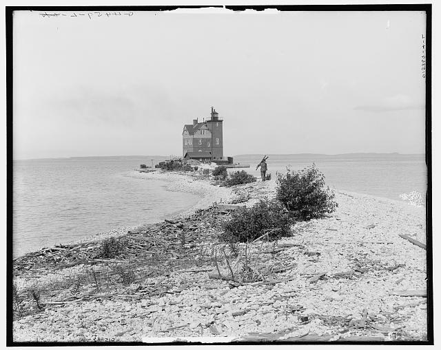 Mackinac Island and the straits, Michigan c1900 OLD PHOTO