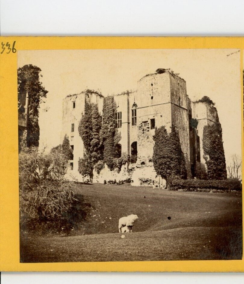 Kenilworth Castle Caesar\'s Tower England Stereoview