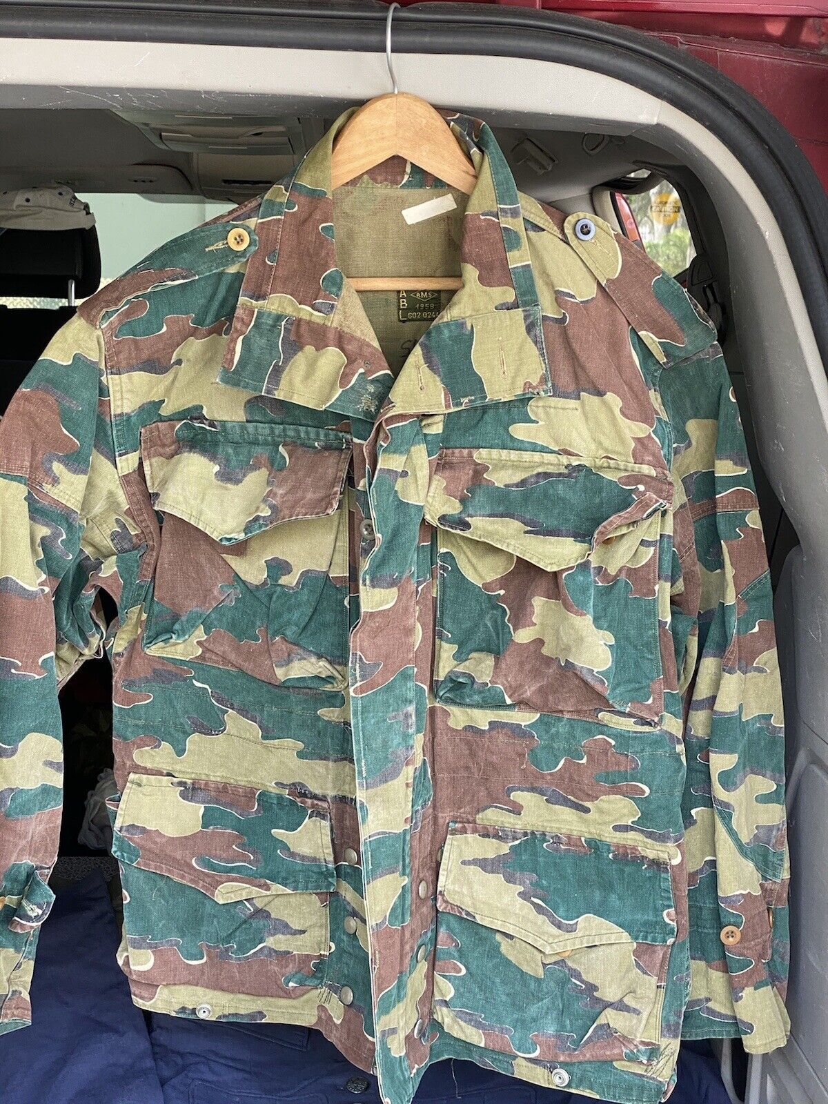 Belgian 1950s Camouflage Paratrooper Jacket