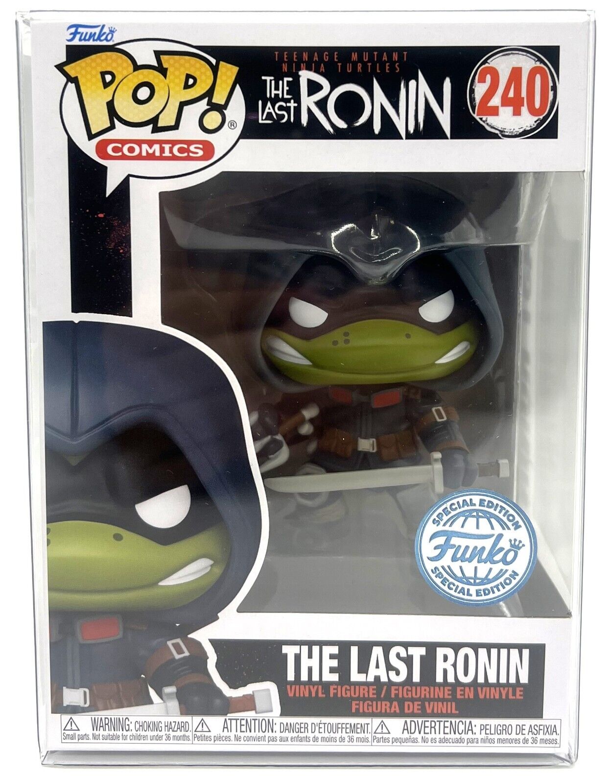 Funko Pop TMNT The Last Ronin #240 Special Edition with POP Protector