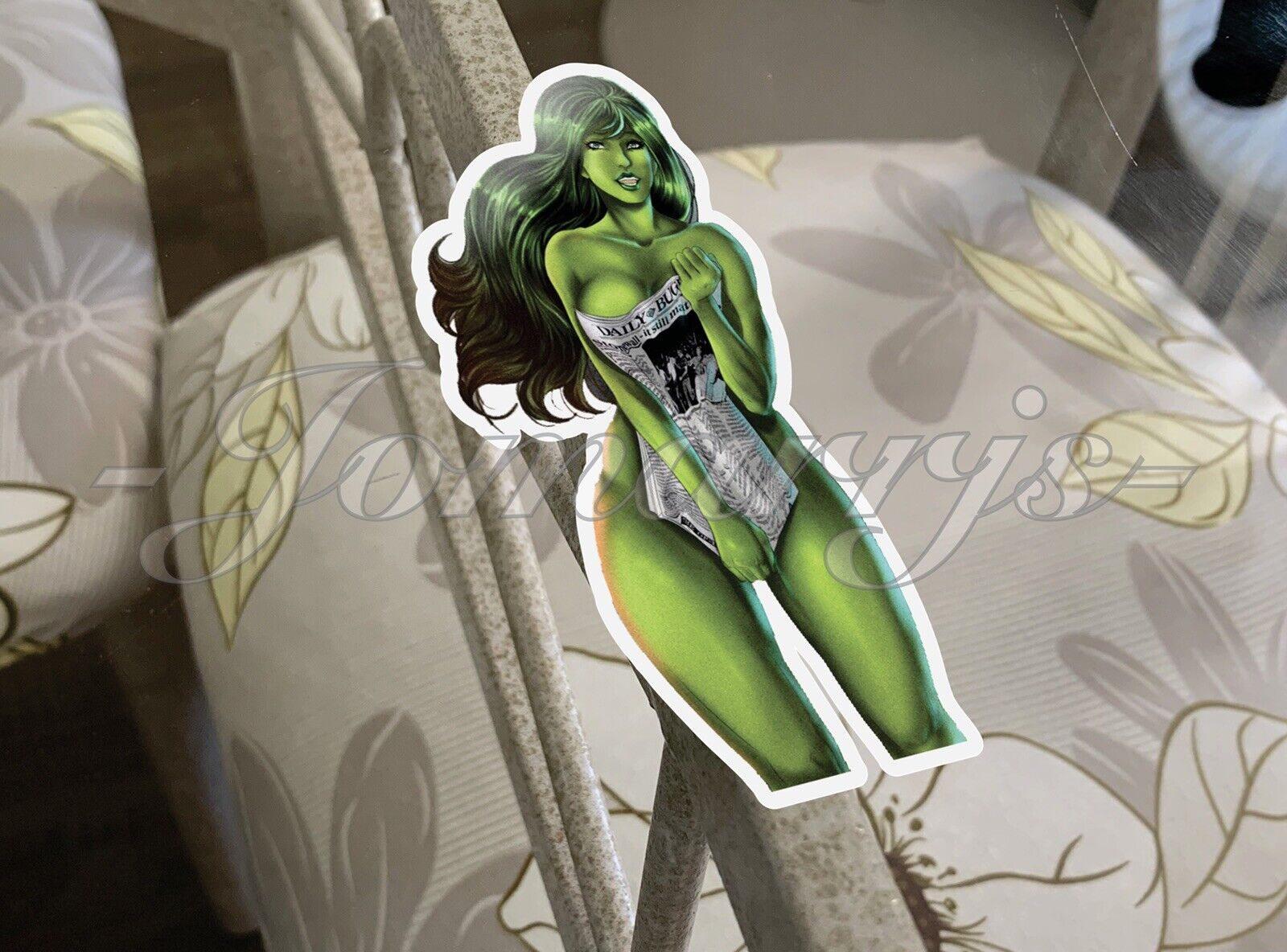 The Incredible Hulk - She Hulk Custom Vinyl Sticker Decal sexy Marvel Comic #2
