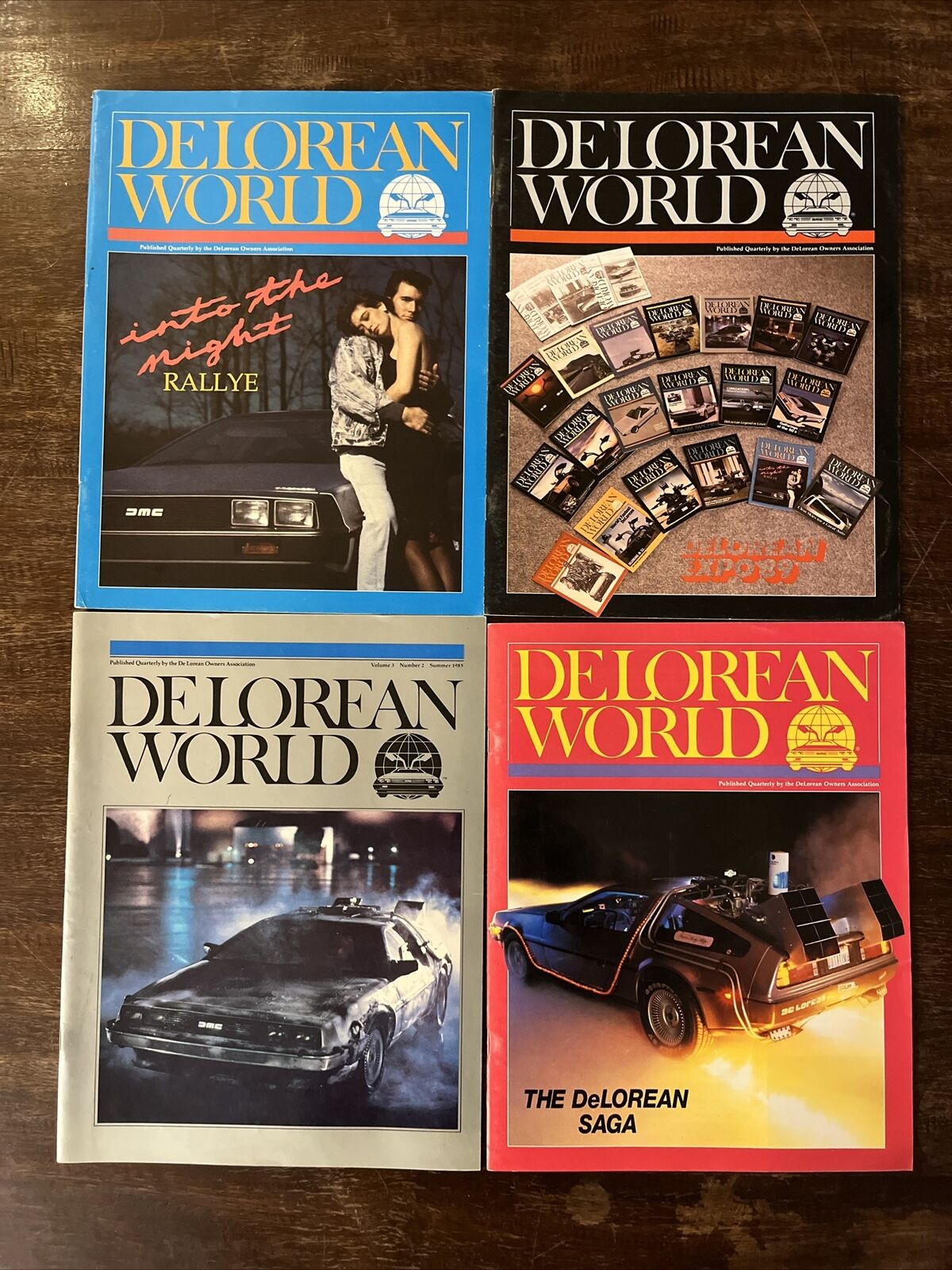 4 Delorean World Magazines Owners Association Back To The Future 1985