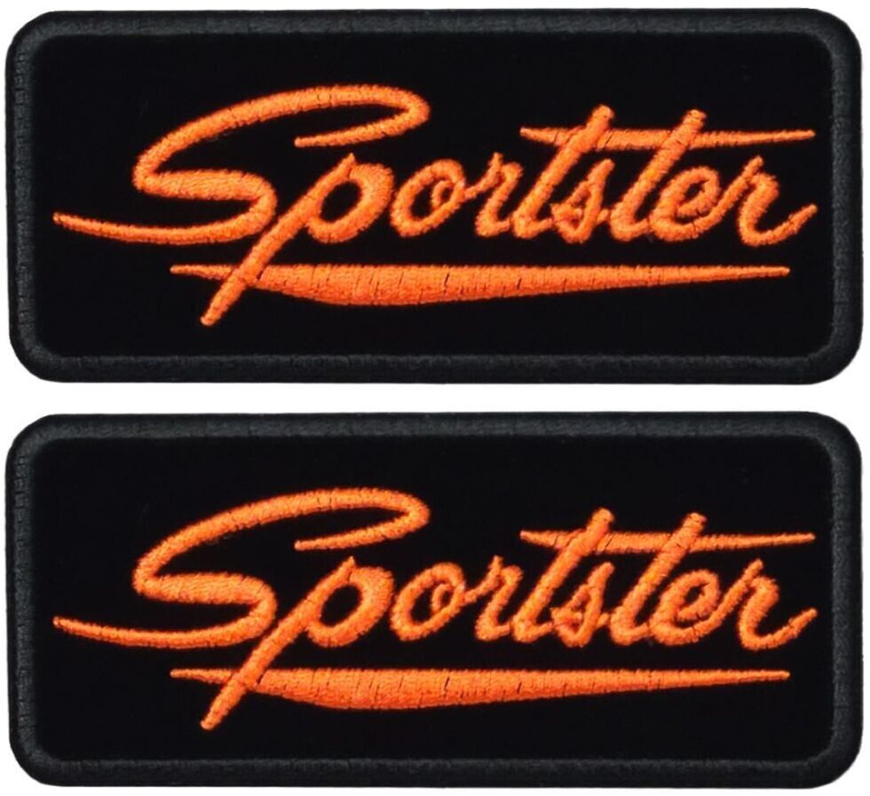 Embroidered Sportster Biker Chopper Patch | 2PC IRON ON SEW 4\