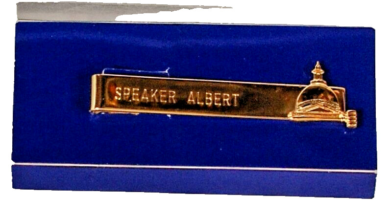 Tie Bar Speaker Albert 1971 | Carl Albert | Speaker of the House of Represntativ
