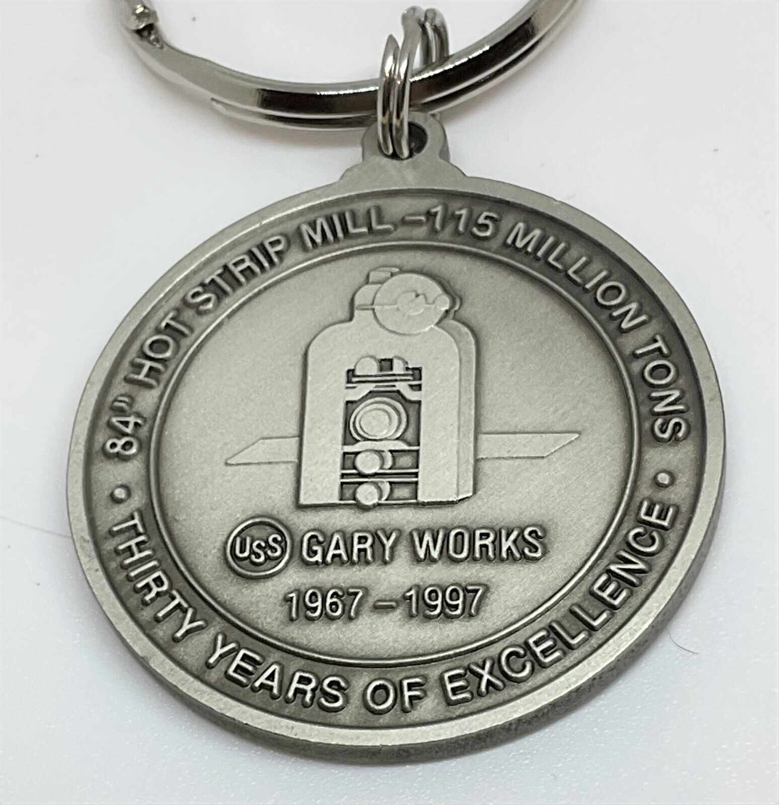Rare - U S Steel, Gary Works Medal, # 1 Continuous Caster, 1967-1997