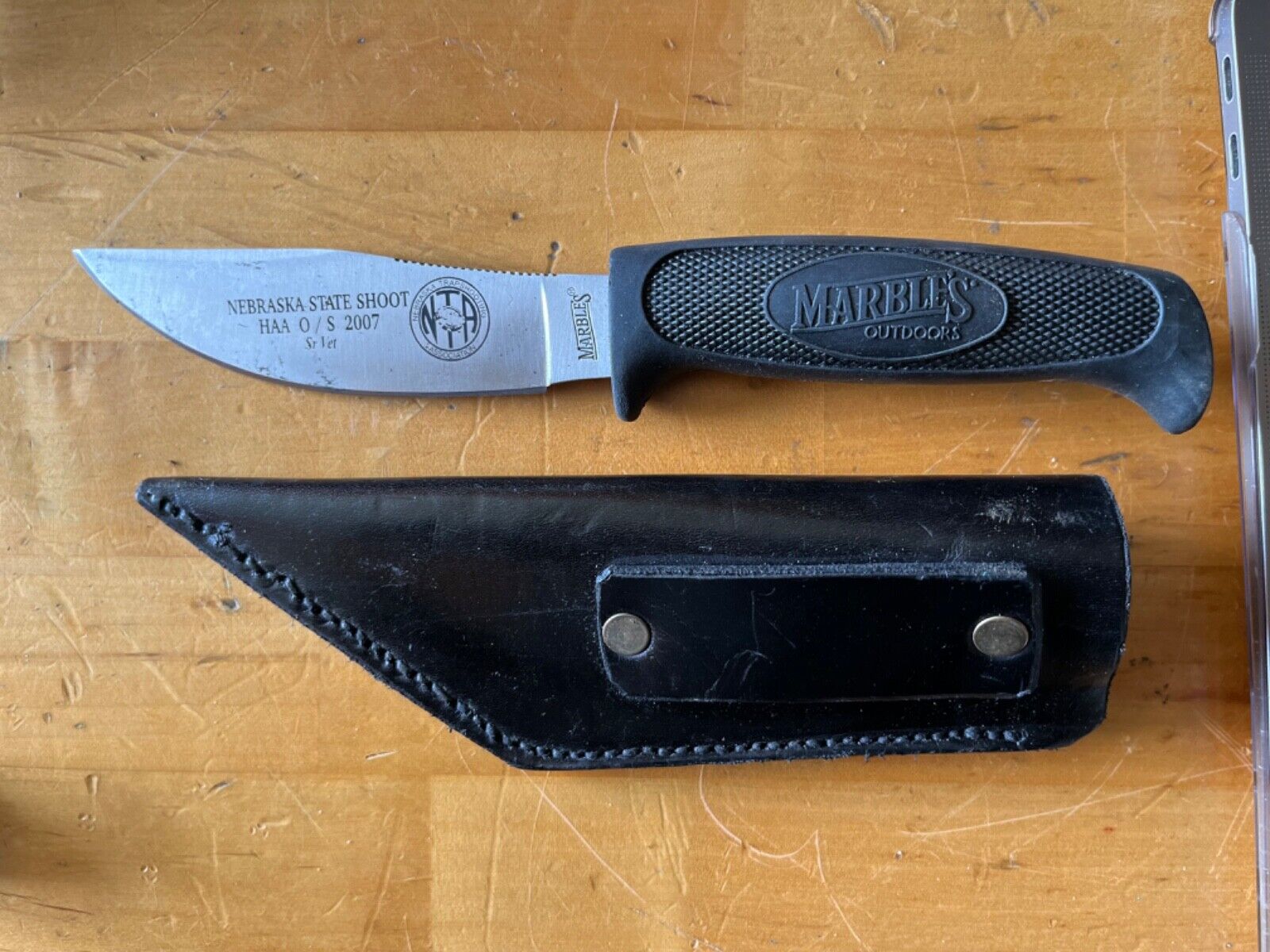 Vtg Marbles Outdoors Gladstone Fixed Blade 3.75\